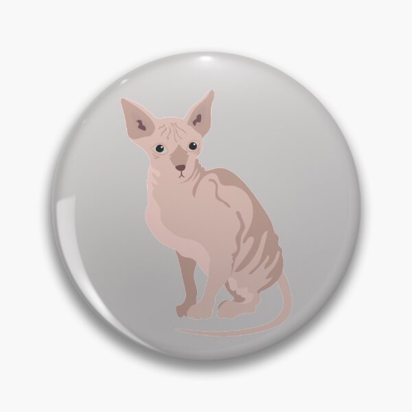 Artikelvorschau, Sphinx Cat Pet Cute Hairless Sphynx Cat entworfen und verkauft von GINIART.