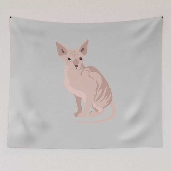 Item preview, Sphinx Cat Pet Cute Hairless Sphynx Cat designed and sold by GINIART.