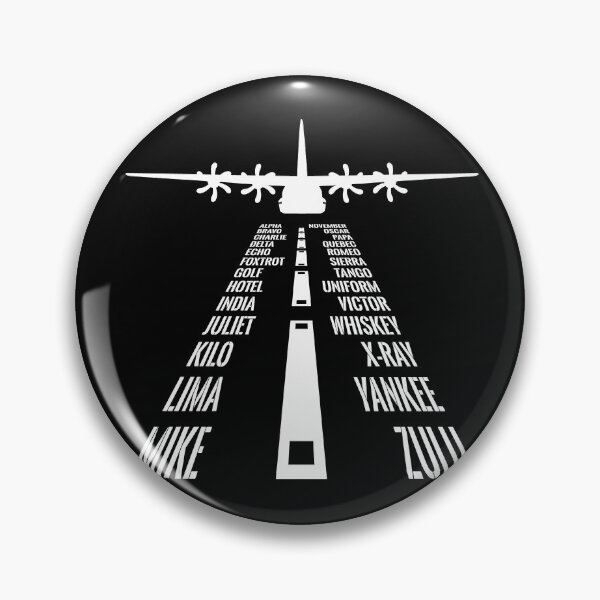 Item preview, C-130 Hercules Pilot Phonetic Alphabet Runway Flying C130 Gear designed and sold by DynamicDesign.