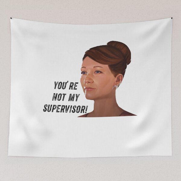 Item preview, Graphic Love Archer Sitcom - You're Not My Supervisor! designed and sold by JohnJudith3.