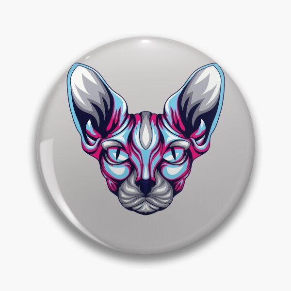 Artikelvorschau, Sphinx Cat Pet Cute Hairless Sphynx Cat entworfen und verkauft von GINIART.