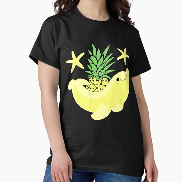 Artikel-Vorschau von Gelber Bananendelphin und Ananas, designt und verkauft von Trace1234.