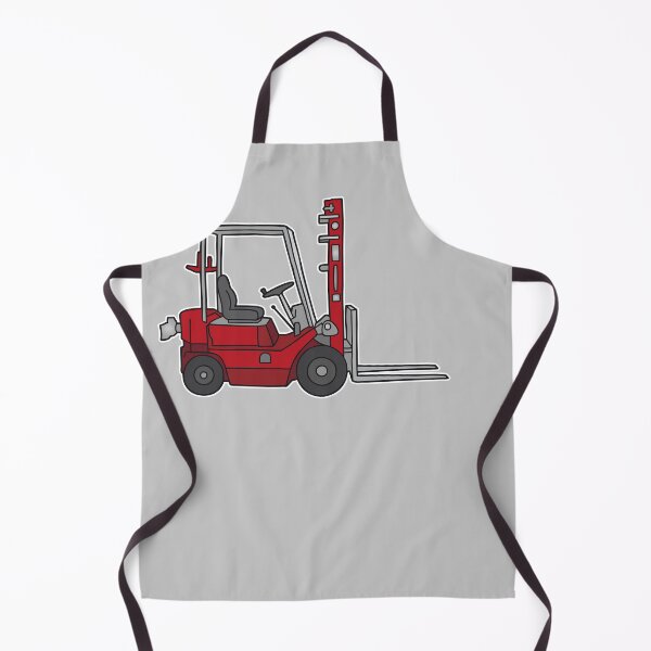 Item preview, Red fork-lift truck designed and sold by Berlin-T-Shirt.