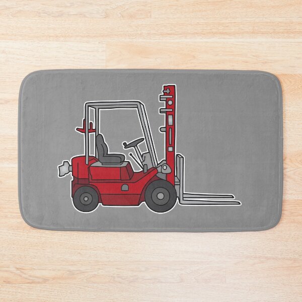 Item preview, Red fork-lift truck designed and sold by Berlin-T-Shirt.