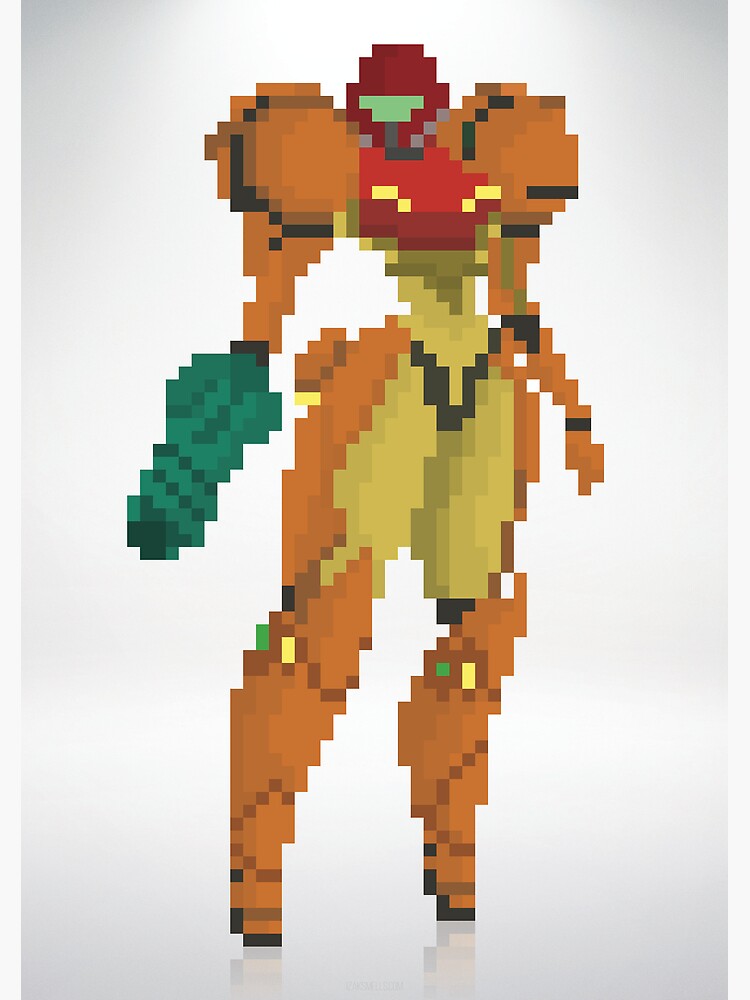 Samus Metroid 8Bit by izaksmells