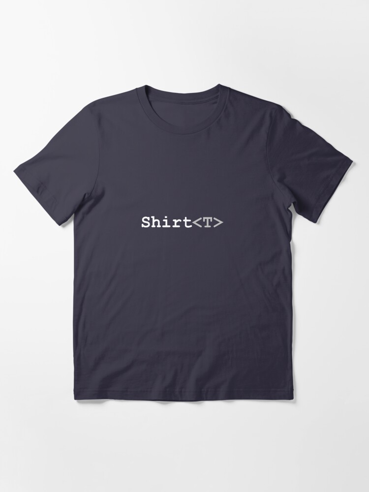 Alternate view of C# Generics T-Shirt (Dark) Essential T-Shirt