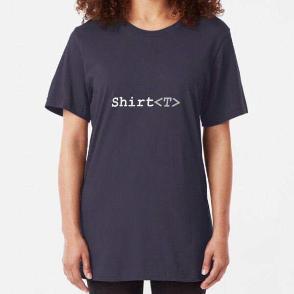 C# Generics T-Shirt (Dark) Slim Fit T-Shirt
