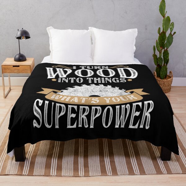 Item preview, I Turn Wood Into Things What's Your Superpower Woodworker designed and sold by dannareyansh.