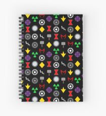 Minimalist Superhero Spiral Notebook