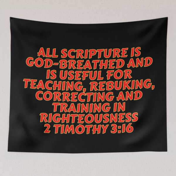 Item preview, Bible Verse 2 Timothy 3:16 designed and sold by Prayingwarrior.