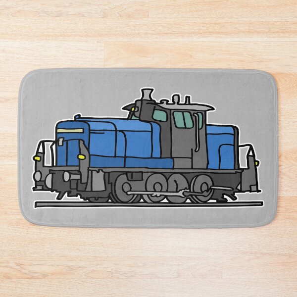 Item preview, Blue Diesel locomotive designed and sold by Berlin-T-Shirt.
