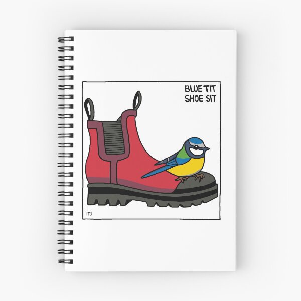 Item preview, Blue tit sitting on a shoe designed and sold by Michelle Best.