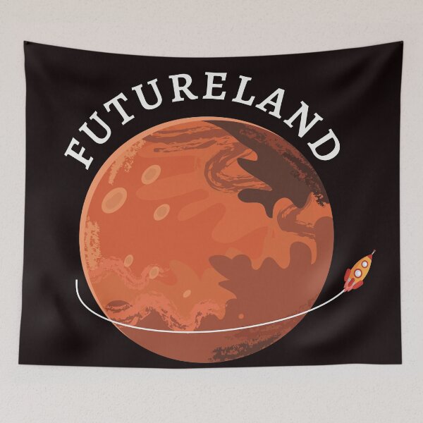Item preview, futureland cool planet of mars designed and sold by joy4shirt.