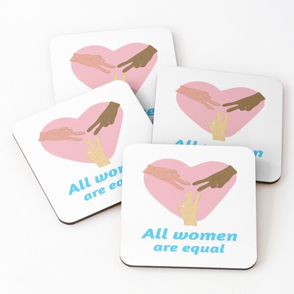 Item preview, all women are equal big heart womens day celebration  designed and sold by joy4shirt.