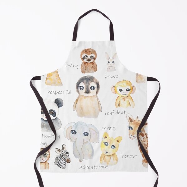 Item preview, cute nursery animals watercolor designed and sold by ColorandColor.