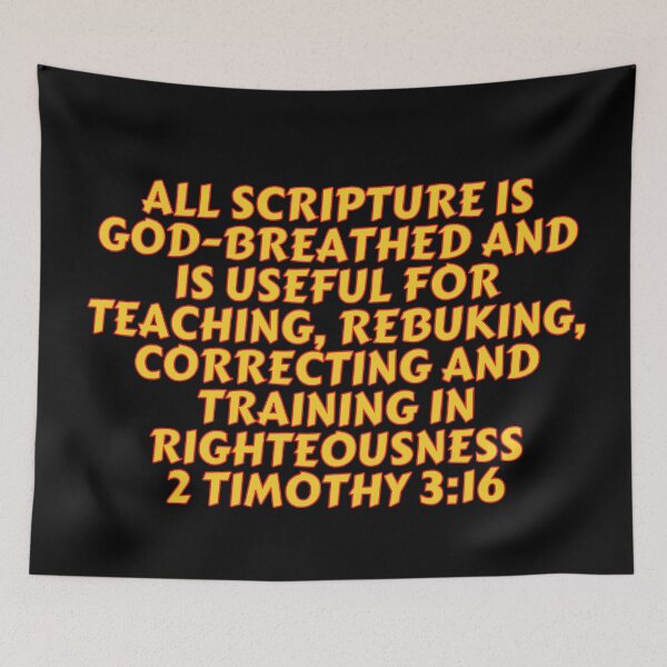 Item preview, Bible Verse 2 Timothy 3:16 designed and sold by Prayingwarrior.