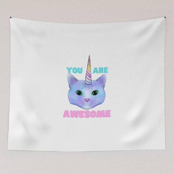 Item preview, You Are Awesome Unicat designed and sold by OrloHuels.