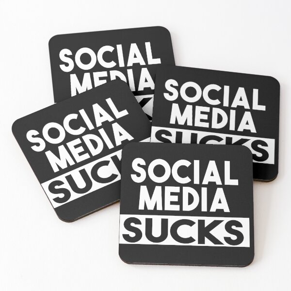 Item preview, social media sucks - social media  designed and sold by joy4shirt.