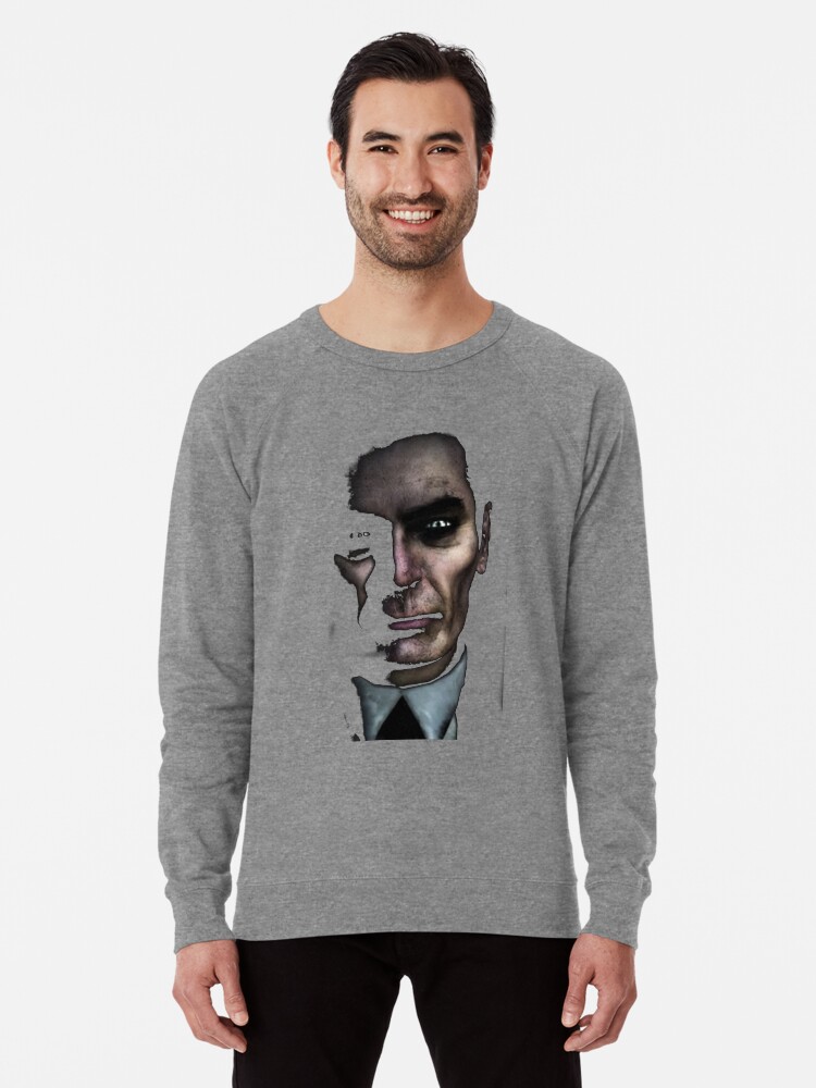 Half Life 2 G Man Only Black T Shirt Lightweight Sweatshirt By Stroblmark
