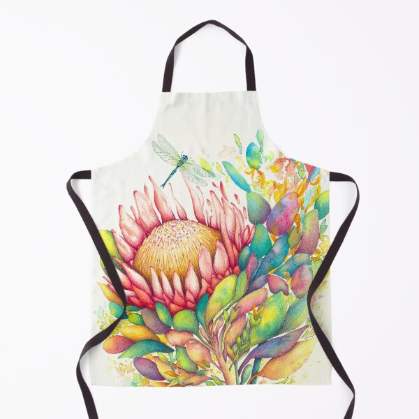 Item preview, Protea & Dragonfly (blue) designed and sold by artofealain.