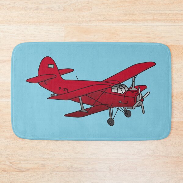 Item preview, Red biplane designed and sold by Berlin-T-Shirt.