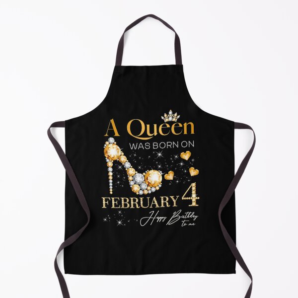 Item preview, A Queen Was Born On February 4 4th February Birthday Gift  designed and sold by dannareyansh.