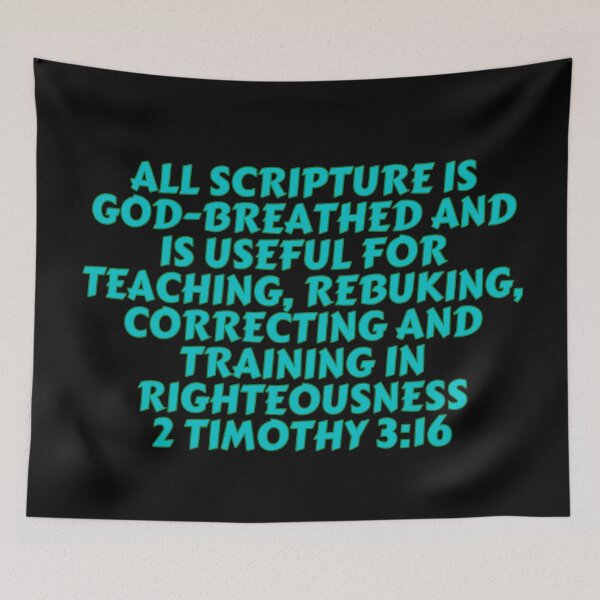 Item preview, Bible Verse 2 Timothy 3:16 designed and sold by Prayingwarrior.