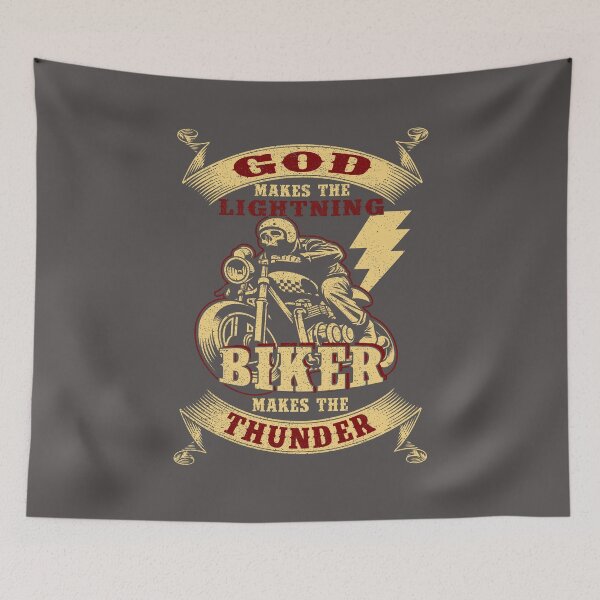 Item preview, god makes the lightning bikers make thunder designed and sold by anhdesing.