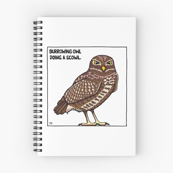 Item preview, Burrowing owl doing a scowl! designed and sold by Michelle Best.