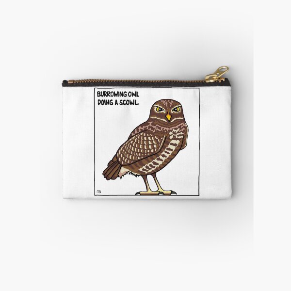 Item preview, Burrowing owl doing a scowl! designed and sold by Michelle Best.