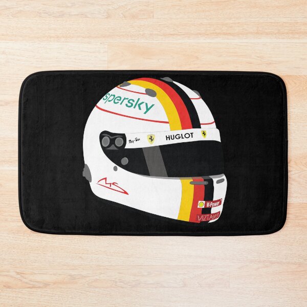 Item preview, Sebastian Vettel Michael Schumacher Tribute Helmet designed and sold by FormulaGTee1.