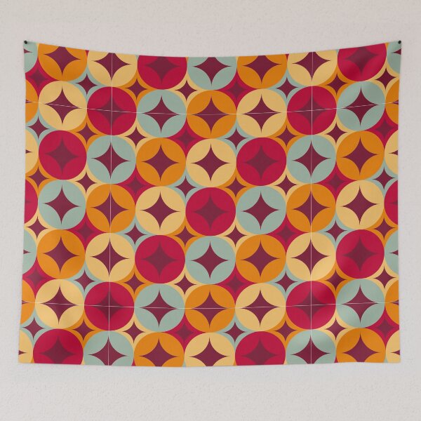 Item preview, Geometric Pattern Of Circles And Diamonds designed and sold by Delicarte.