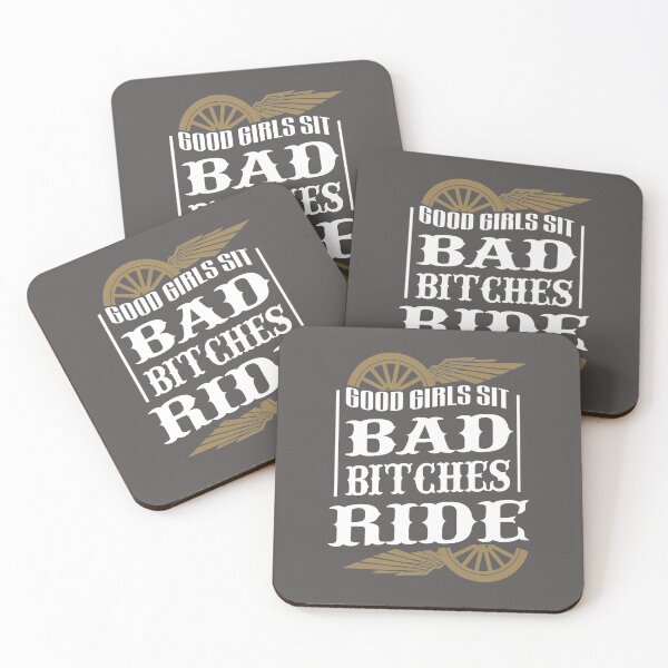 Item preview, good girls sit bad bitches ride biker girl designed and sold by anhdesing.