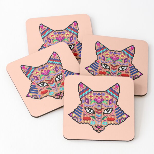 Item preview, fox  foxy cub puppy comic cartoon mosaic puzzles designed and sold by anzhelikamilisa.