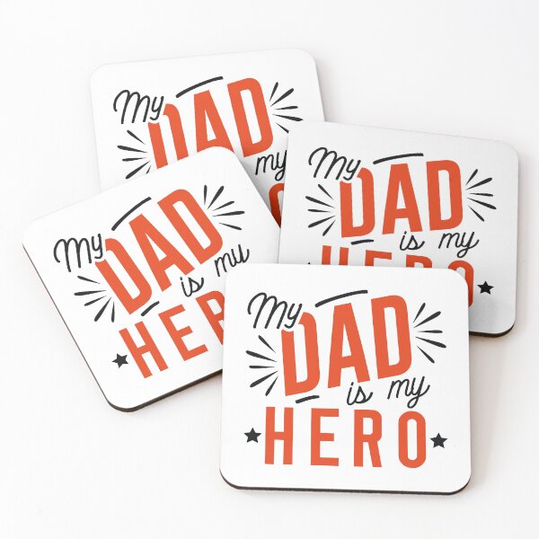 Item preview, My Dad Is My Hero designed and sold by cherrific.