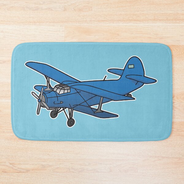 Item preview, Blue biplane designed and sold by Berlin-T-Shirt.