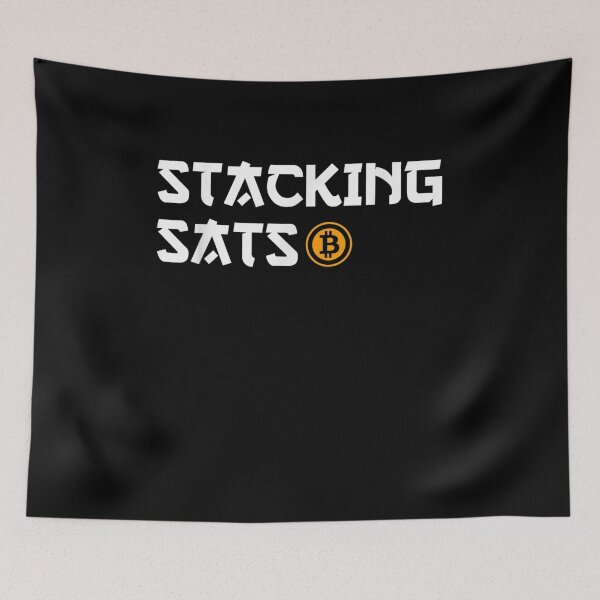 Item preview, Stacking Sats Nakamoto Satoshi Bitcoin Crypto Cryptocurrency  designed and sold by dannareyansh.