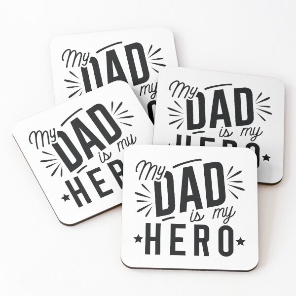 Item preview, My Dad Is My Hero designed and sold by cherrific.