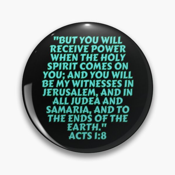 Item preview, Bible Verse Acts 1:8 designed and sold by Prayingwarrior.