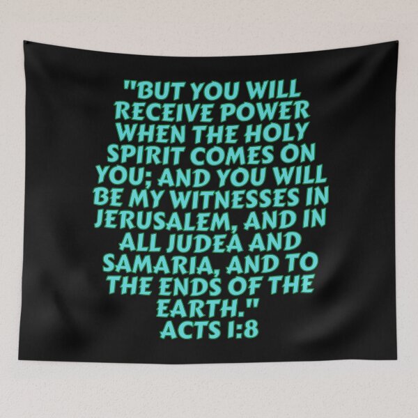 Item preview, Bible Verse Acts 1:8 designed and sold by Prayingwarrior.