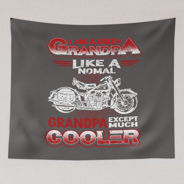 Item preview, Grandpa Biker Much Cooler designed and sold by anhdesing.