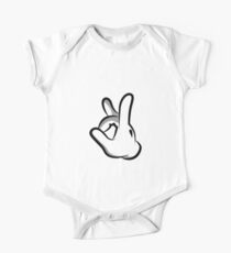 Mickey Hands Finger Up One Piece - Short Sleeve