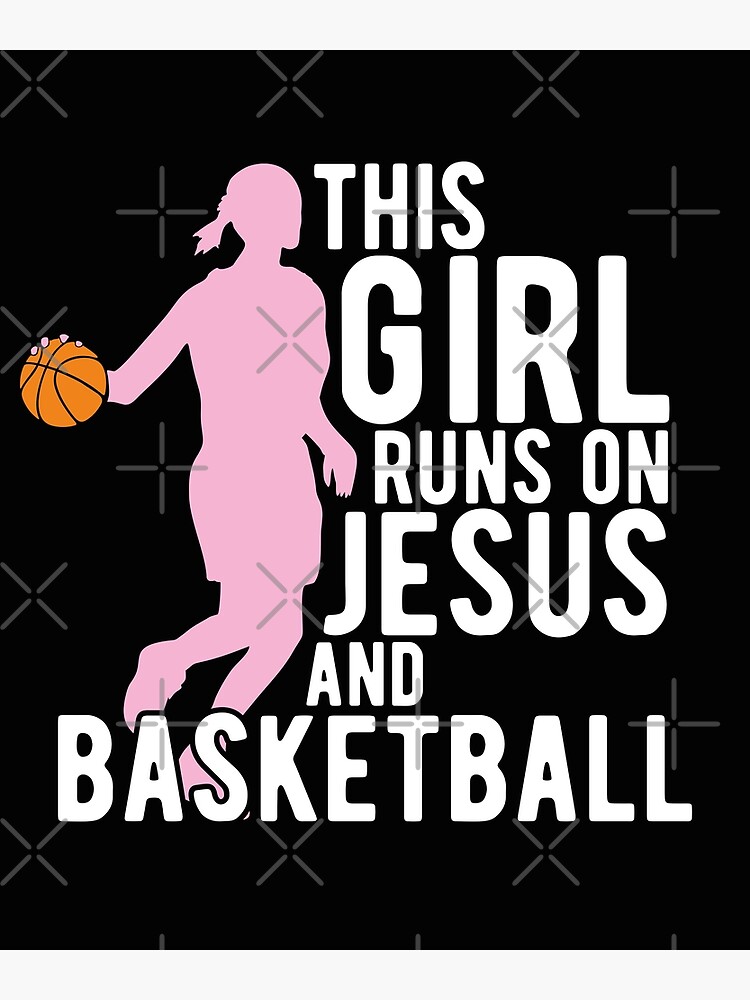Christian Basketball Gifts Women Teen Girls Quotes' Sticker