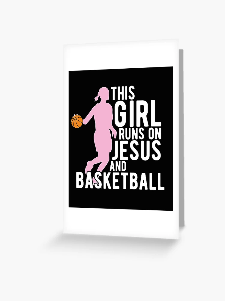 Christian Basketball Gifts Women Teen Girls Quotes' Sticker