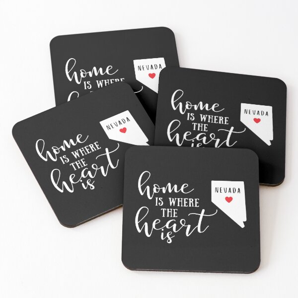 Item preview, Nevada, Home Is Where the Heart Is, Home State designed and sold by ladylaughprints.