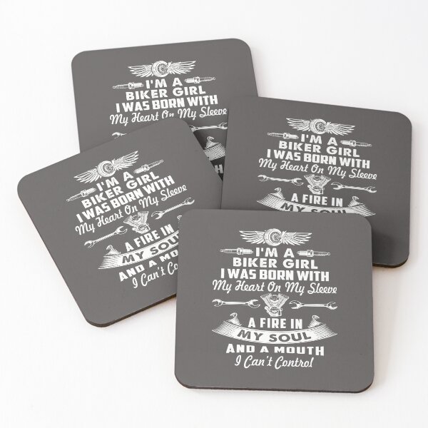 Item preview, i am a biker girl i was born with a heart designed and sold by anhdesing.