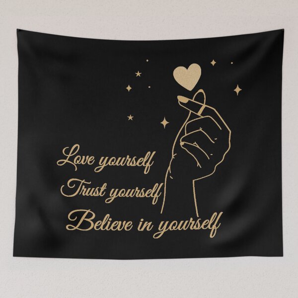 Item preview, Love, Trust, Believe In Yourself (Gold) designed and sold by YOYOCollection.