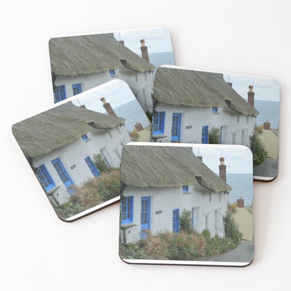 Item preview, Thatched cottages at Cadgwith designed and sold by Judi Lion.
