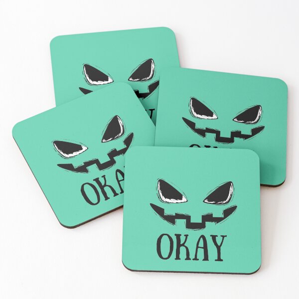Item preview, Living My Okayest Life Evil Grin designed and sold by TrackinDaTrends.