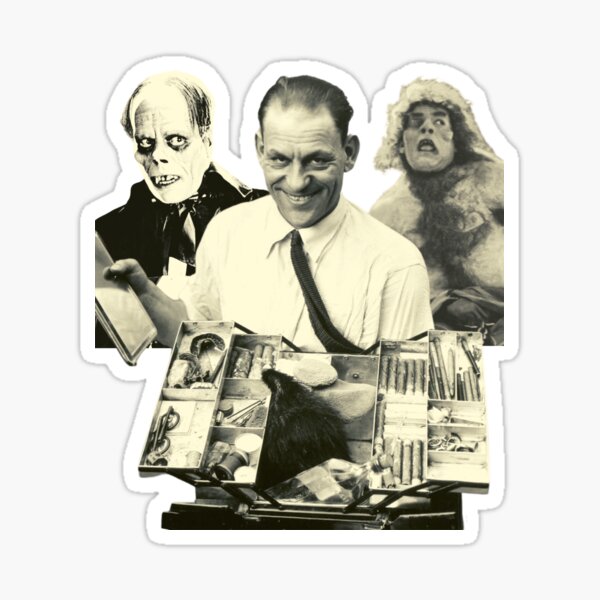 Item preview, Horror Icon Lon Chaney with his Film Make Up Kit  designed and sold by artsphere.